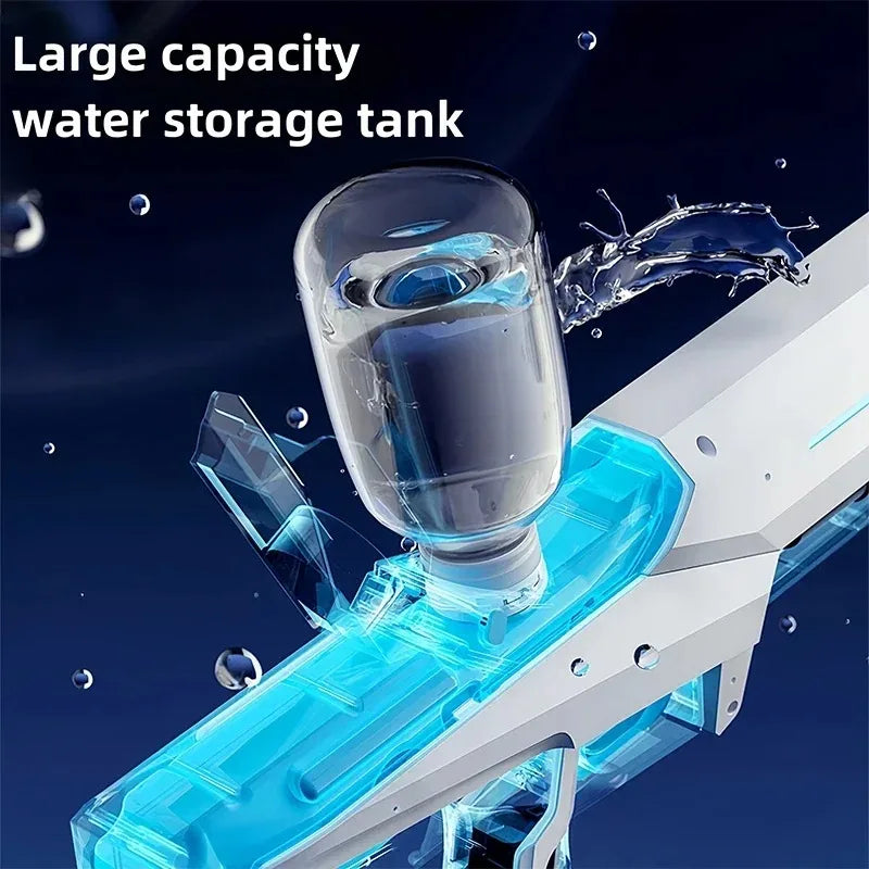 HydroShark Blaster Pro — Pistola d'acqua elettrica potente con LED per adulti e bambini