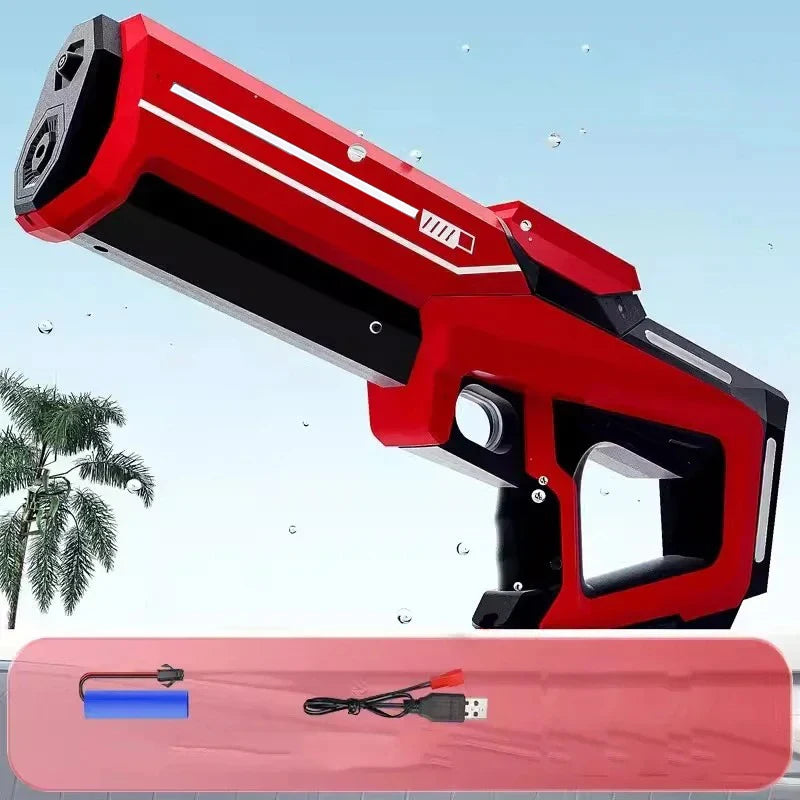 HydroShark Blaster Pro — Pistola d'acqua elettrica potente con LED per adulti e bambini