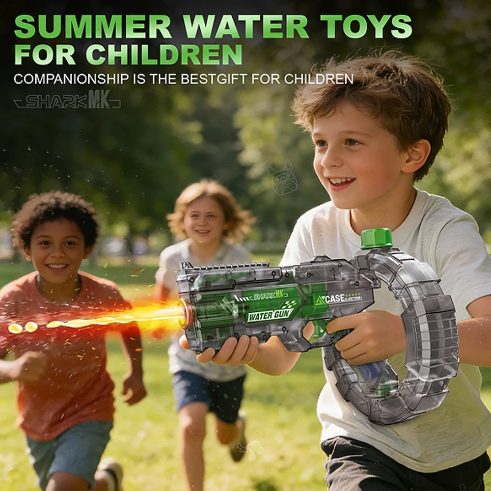HydroShark Blaster — Pistola d'acqua elettrica potente per adulti e bambini