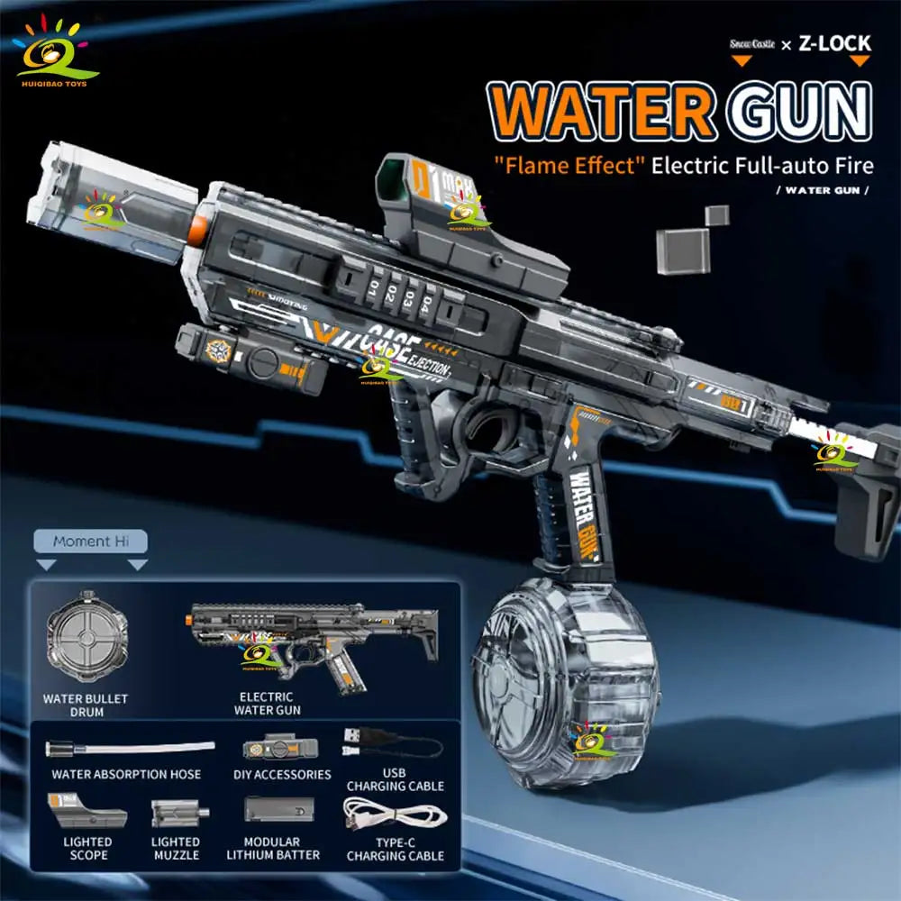 HydroShark Elite — Pistola ad Acqua Elettrica LED Premium