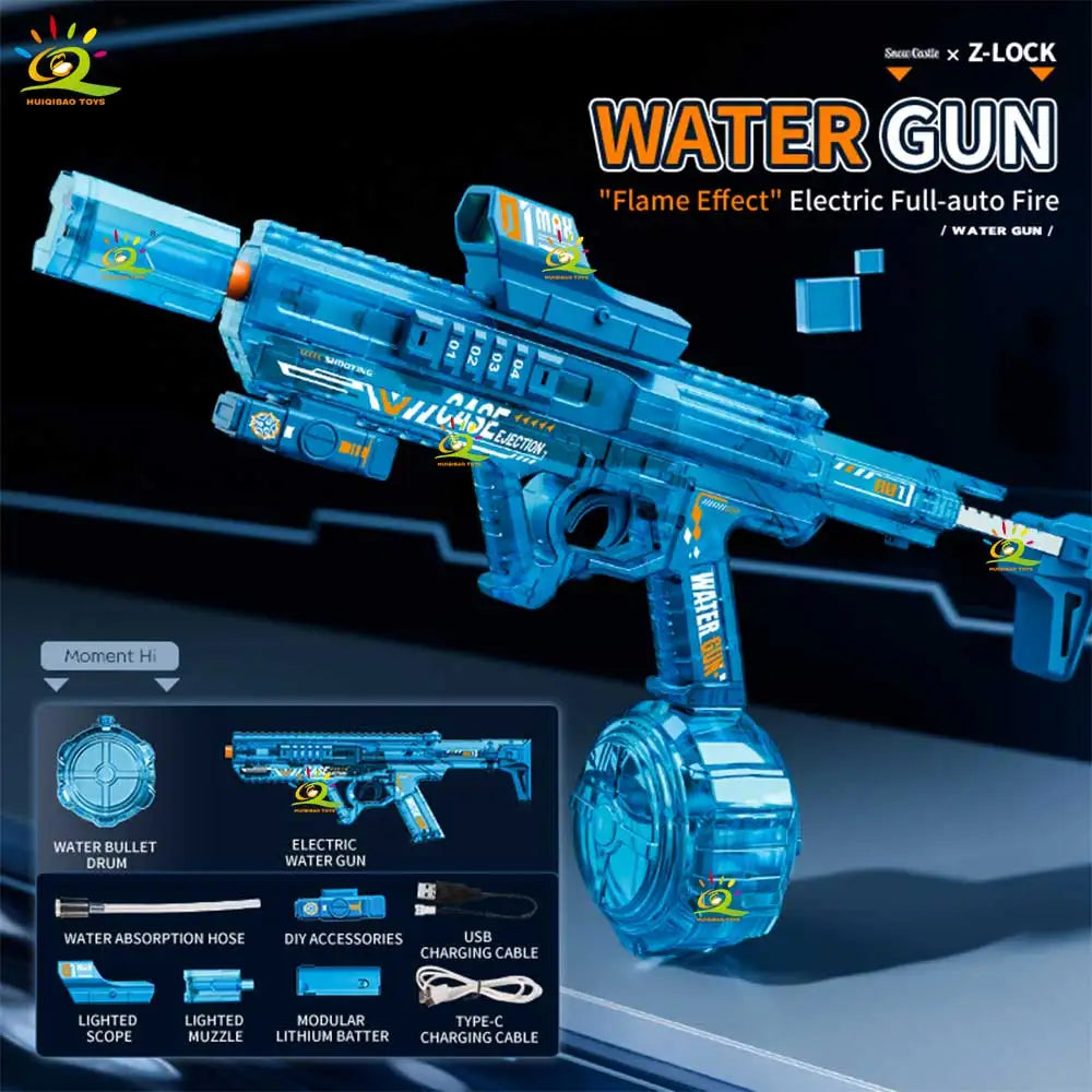 HydroShark Elite — Pistola ad Acqua Elettrica LED Premium