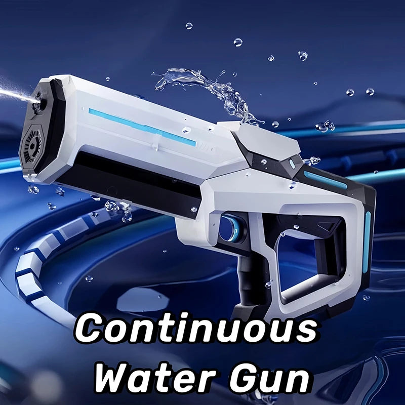 HydroShark Blaster Pro — Pistola d'acqua elettrica potente con LED per adulti e bambini