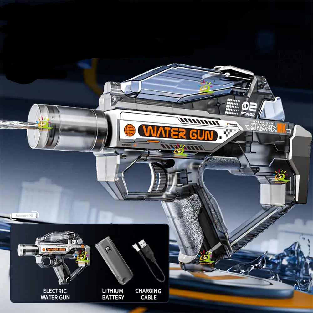 HydroShark Elite — Pistola ad Acqua Elettrica LED Premium