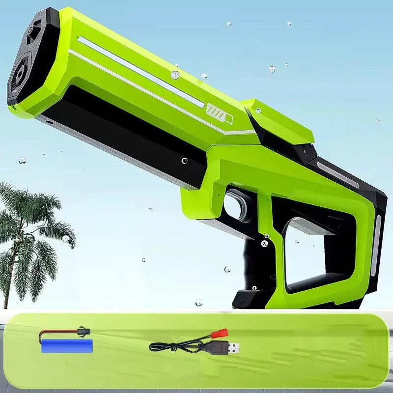 HydroShark Blaster Pro — Pistola d'acqua elettrica potente con LED per adulti e bambini