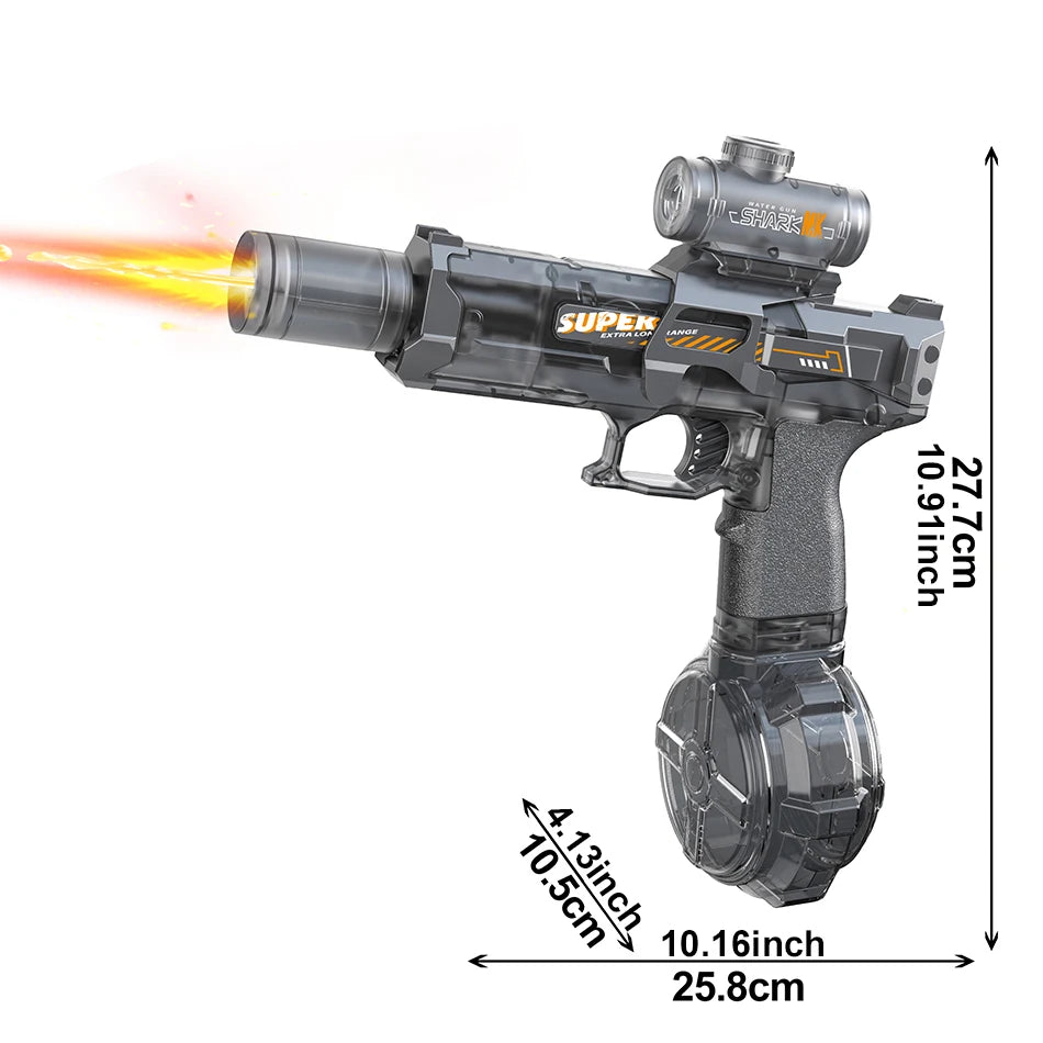 HydroShark Electric Pulse — Pistola d'acqua elettrica ad alta potenza
