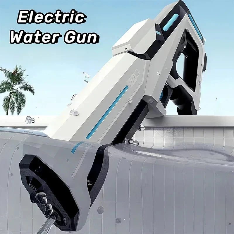 HydroShark Blaster Pro — Pistola d'acqua elettrica potente con LED per adulti e bambini